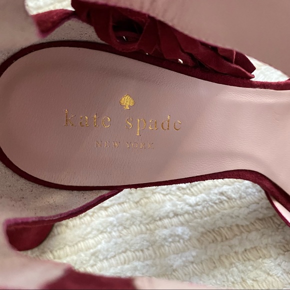 NWT Kate Spade Inga suede heels - Picture 11 of 15